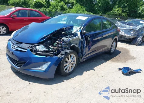 2015 Hyundai Elantra Se z USA, uszkodzony, nr VIN 5NPDH4AE8FH598863